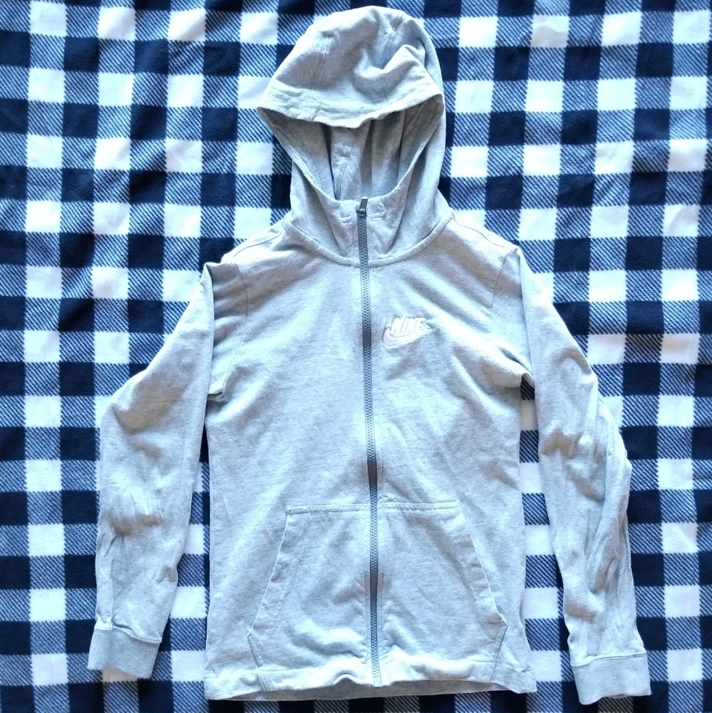 Girls Nike full zip lightweight hoodie